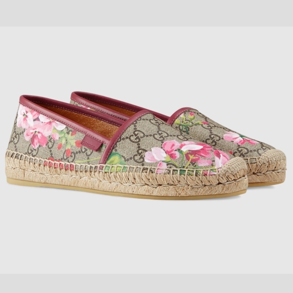 gucci gg blooms supreme espadrille